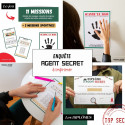 Enquête agent secret à imprimer