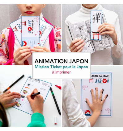 Animation Japon enfant à imprimer