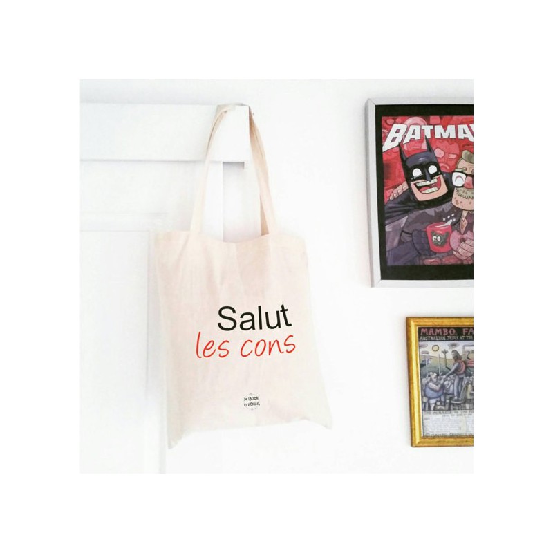 Tote bag Salut les cons