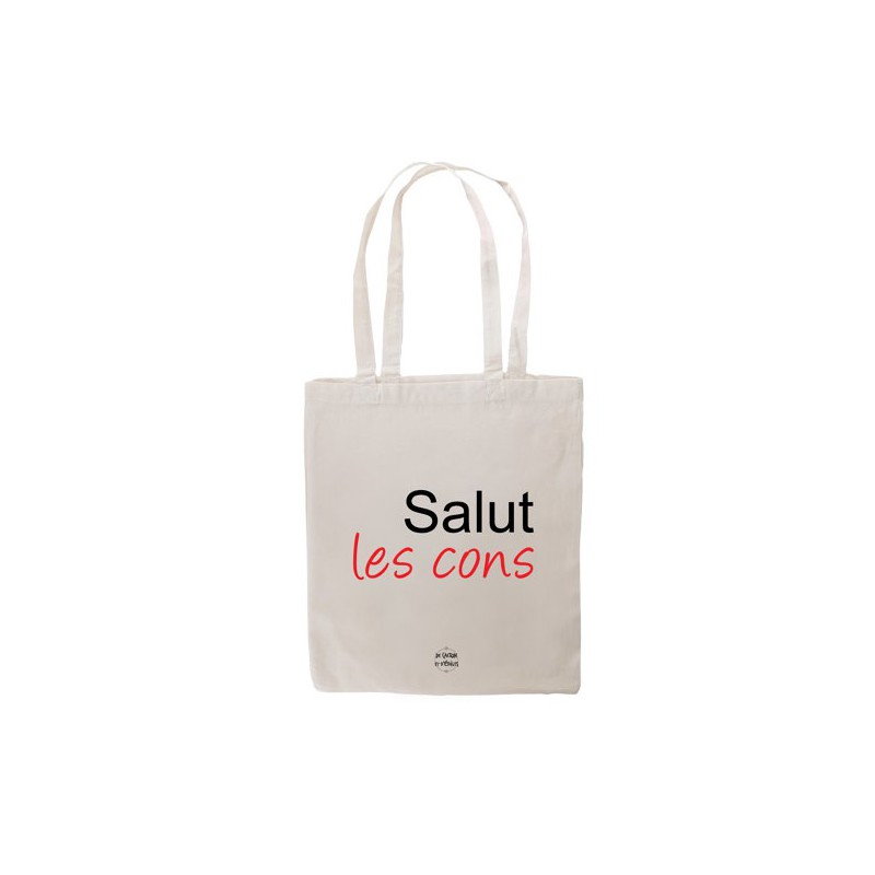Tote bag Salut les cons
