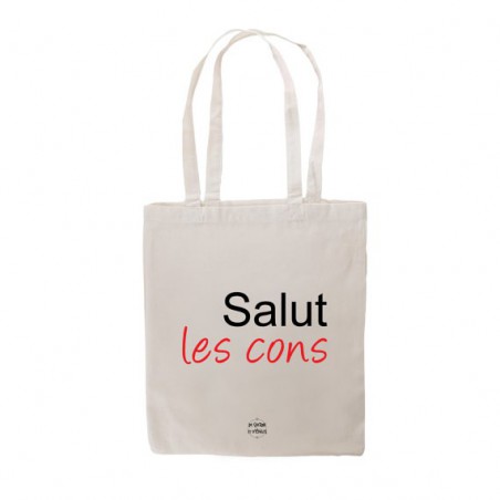 Tote bag Salut les cons