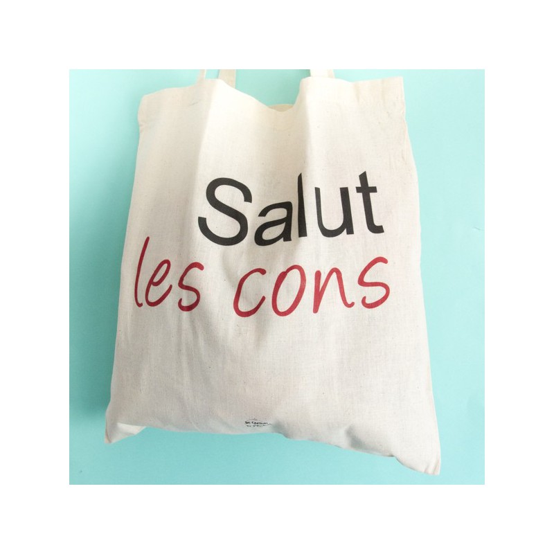 Tote bag Salut les cons
