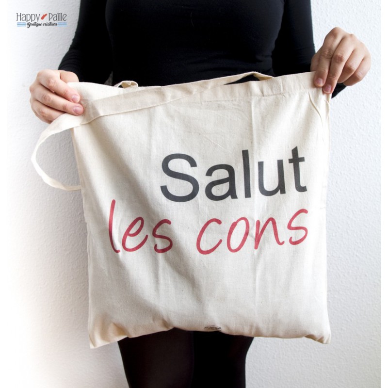 Tote bag Salut les cons