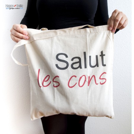 Tote bag Salut les cons