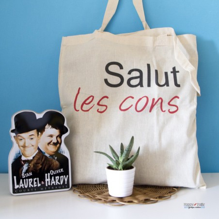 Tote bag Salut les cons