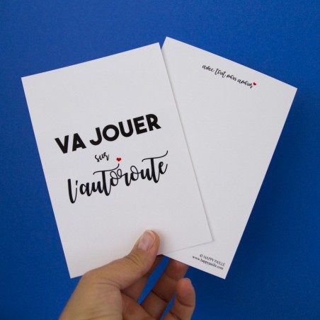 Carte Va jouer sur l'Autoroute