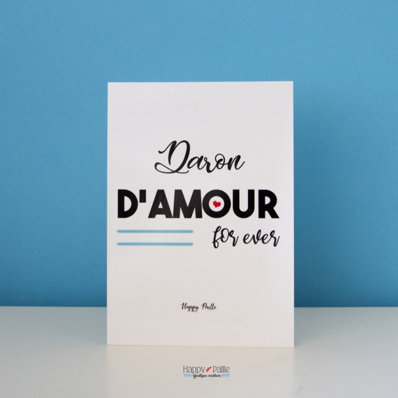 Carte Daron d'Amour
