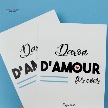 Carte Daron d'Amour